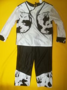 Kids Costumes to Hire - Cowboy - Black & white - top & pants